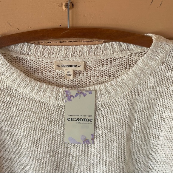 Relaxed Pink and Green Lose Fitting Sweatshirt Casual Style Pullover. - Picture 9 of 11